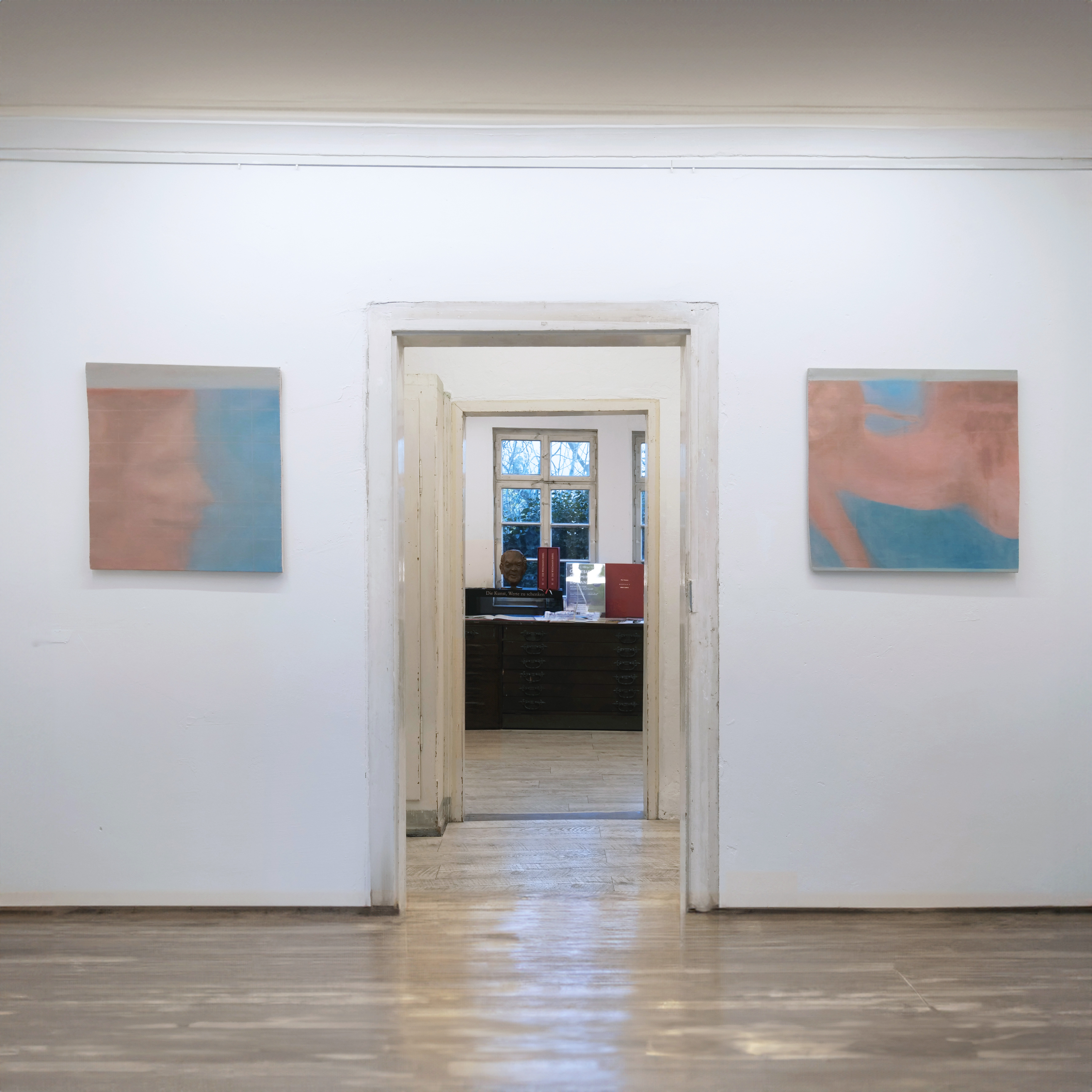 Oil painting by Tejzt titled 'we made sand think' – Quantenlogik trifft auf organische Form.